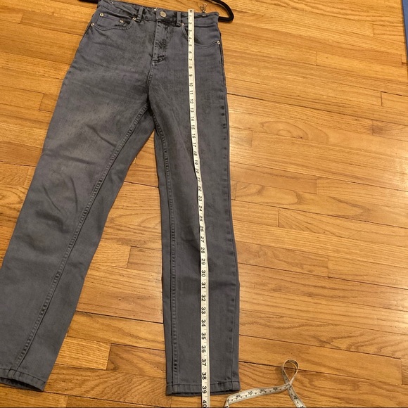 ASOS Denim High Waisted Straight Leg Mom Jeans - Picture 9 of 10